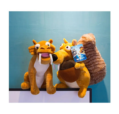 Disney Ice Age Sid Stuffed Toys Anime Cart Squirrel Scart Manny Diego Sloth Plush Doll Toy Room Decoration Kids Christmas Gift
