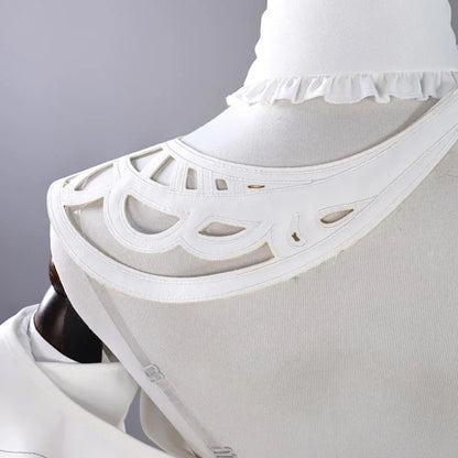 Wuthering Waves Phrolova Cosplay Costume Wig White Dress Fractsidus Carnival Halloween Party for Women Girls Accessory iCoser