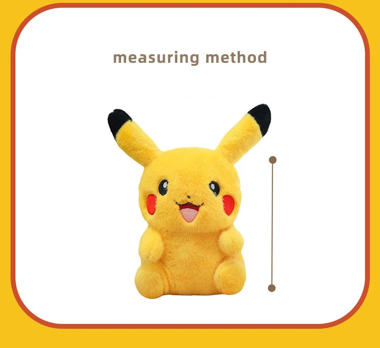 35/80cm Pokemon Plush Doll Pikachu Huge Rabbit Plush Pokémon Plushie  Anime Stuffed Toys Pikachued Soft Pillow Gift for Children