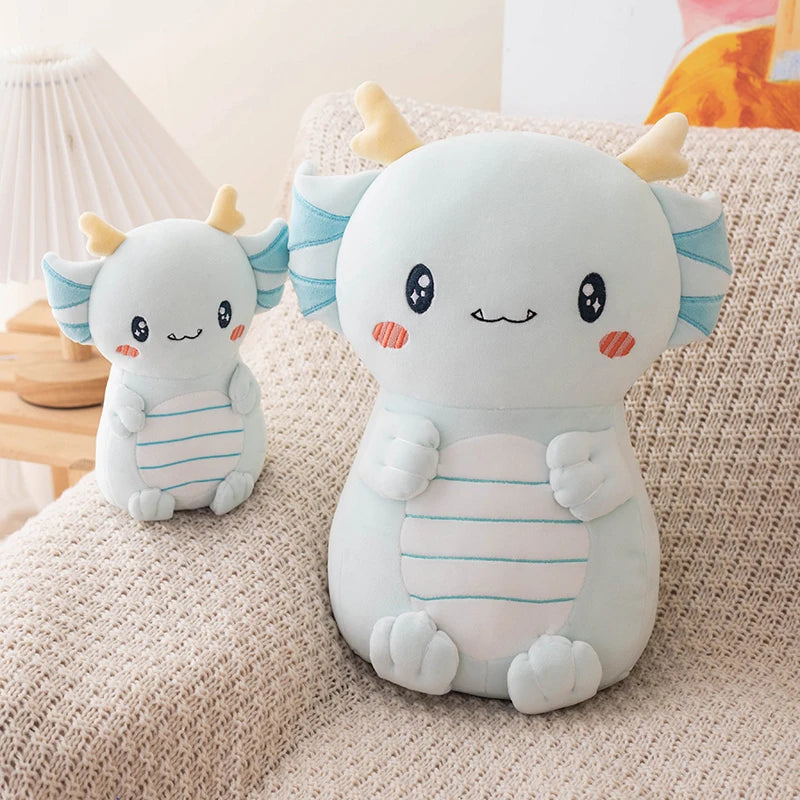 18-30cm Kawaii Stuffed Animal Axolotl Peluches Super Soft Cute Baby Newt Lovely Hug Pillow For Kids Girl