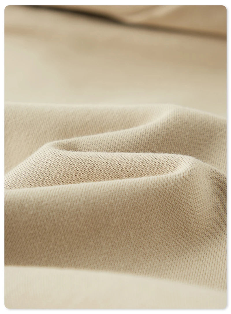 ZODF New Winter 440gsm Terry Hooded Hoodies For Men Retro Unisex Couple Loose Oversized Solid Pullovers Streetwears HY0664