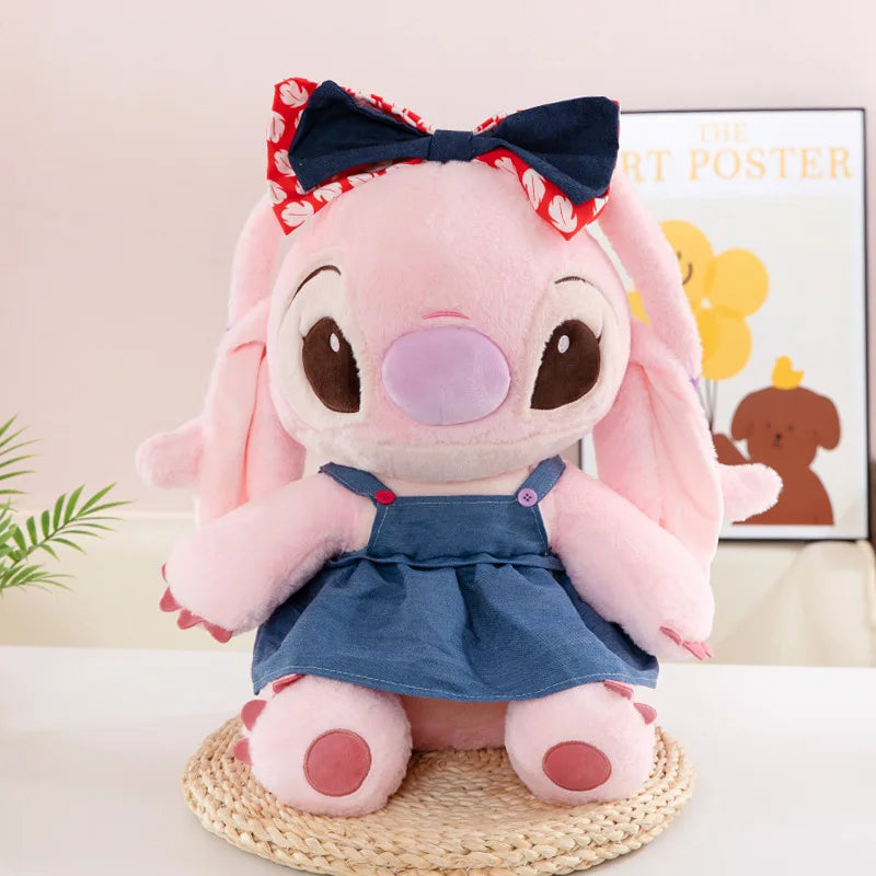 35/50/65cm Big Size Stitch Disney Anime Plush Stuffed Doll Kawaii Room Decoration Plushies Children Pillow Ornament Holiday Gift