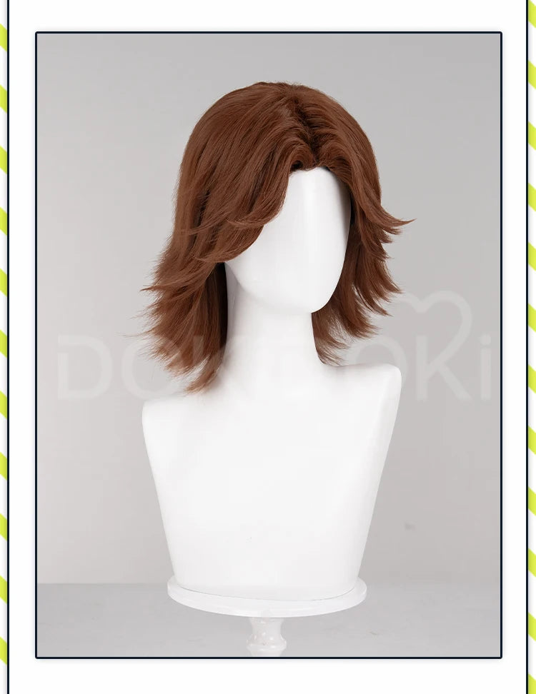IN STOCK Anya Daisuke Cosplay Wig Game Mouthwashing DokiDoki Women Black Short Hair Anya Halloween Cosplay Free Wig Cap