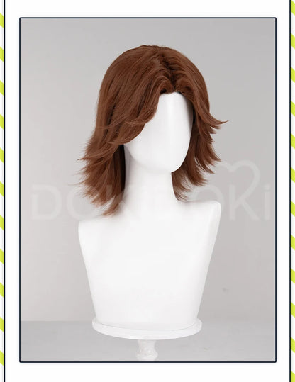 IN STOCK Anya Daisuke Cosplay Wig Game Mouthwashing DokiDoki Women Black Short Hair Anya Halloween Cosplay Free Wig Cap