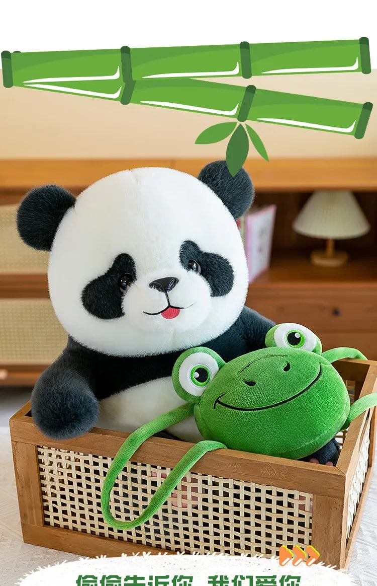 30-60cm Chinese Panda Plush Toy Chest Listing Super Full Soft Chinese National Treasure Animal Doll Children's Birthday Gift