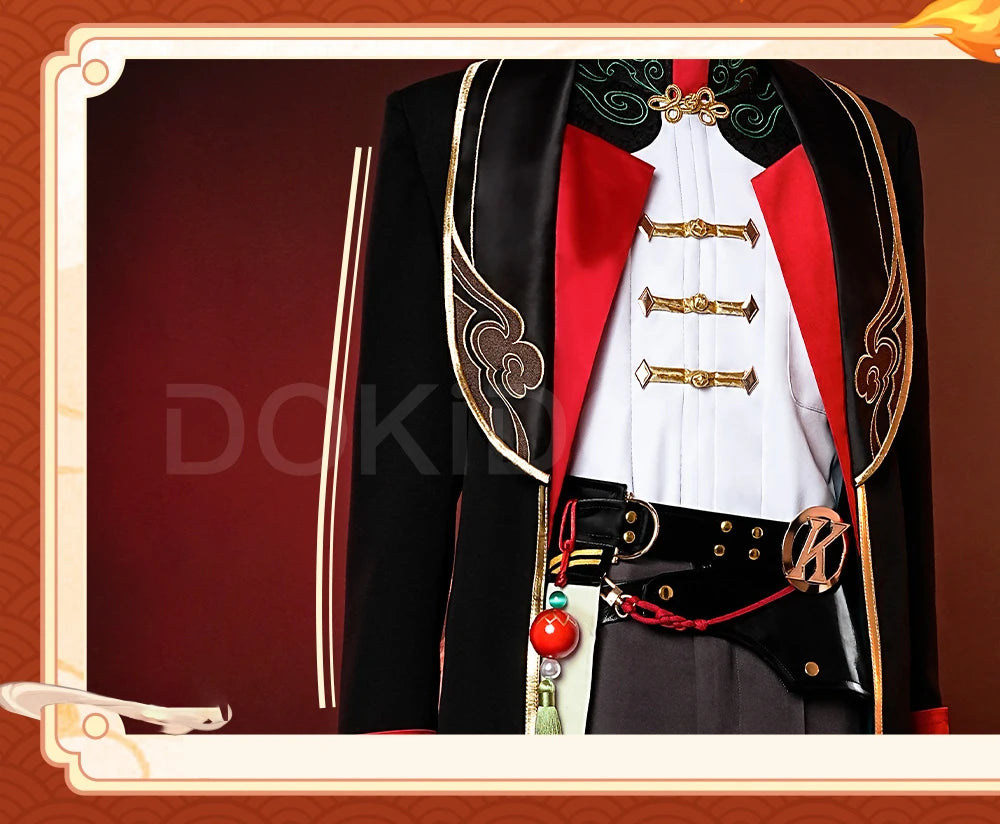 Jiaoqiu Feixiao Cosplay Costume Game Honkai: Star Rail【S-3XL】DokiDoki-R Foxian Ears Plus Size