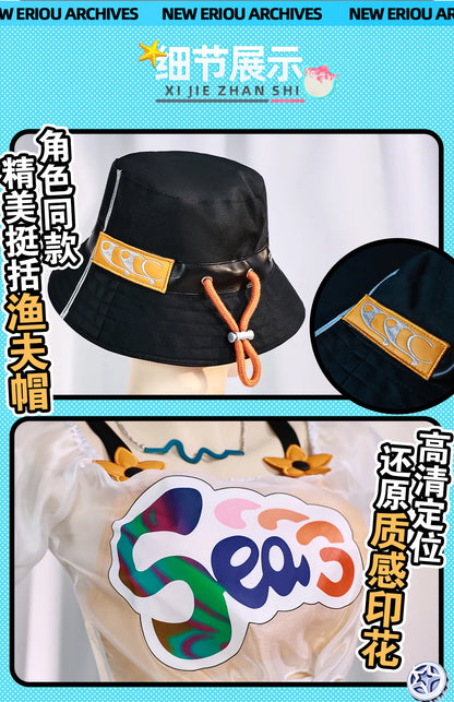 Zenless Zone Zero Belle Cosplay Costume Swimsuit Summer Swimwear Hat Headwear Earrings Phaethon Wise Halloween Party Women Girls