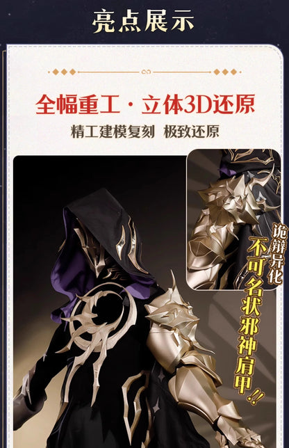 iCoser Honkai Star Rail Flame Reaver Cosplay Costume Uniform Cloak Ember Raider Mask Festival Halloween Party for Women Girls