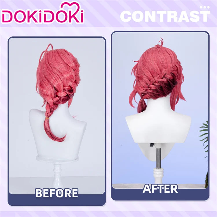 IN STOCK Luuk Hcrsscn Galbrenr Zani Ciaccona Camellya Scar Danjin Youhu Wig Game Wuthering Waves DokiDoki Women Men Wig Free Cap
