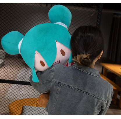 Lovely Hatsune Miku Fufu Plush Toys Preciality Classic Deep Sea Collection SEGA Hatsune Miku Stuffed Doll  Kids Xmas Gifts