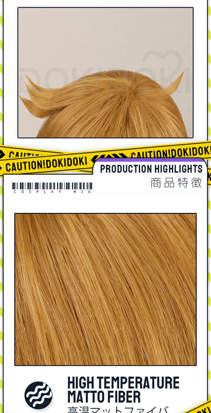 IN STOCK Scott Pilgrim Wig Anime Scott Pilgrim Takes Off Cosplay Wig DokiDoki Men 30cm Short Hair Scott Pilgrim Cosplay Free Cap