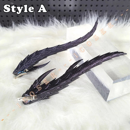 Anime Movies Nezha 2 Ao Run Cosplay Loong Horns Headwear Props Accessory Nezha Mo Tong Nao Hai Halloween Party for Women Gifts