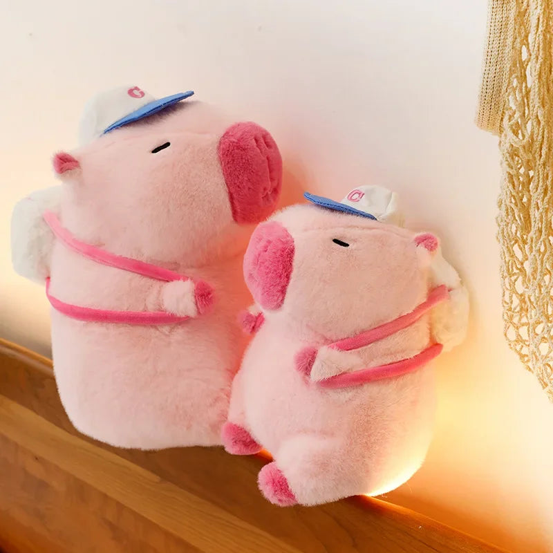 55cm Big Size Capybara Cartoon Anime Plush Stuffed Doll Room Plushies Pillow Kawaii Peluche Ornaments Children's Holiday Gifts