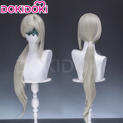 IN STOCK Reclusee Duchesss Revenantt Wig Game Cosplay Wig DokiDoki Women 60cm Long Curly Hair Reclusee Cosplay Free Wig Cap