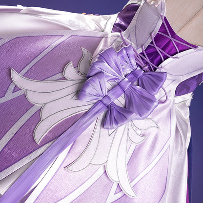 Honkai Star Rail Castorice Cosplay Costume Wig Dress Headwear Luminous Props Halloween Party for Women Girls Carnival Cos iCoser