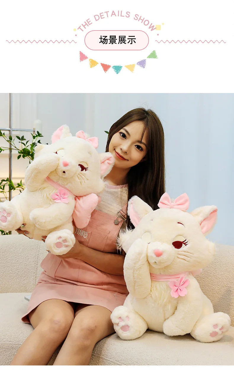 30/40/50cm Big Size The AristoCats Disney Anime Plush Stuffed Doll Kawaii Room Decor Plushies Children's Pillow Holiday Gifts