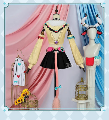 Genshin Impact Varesa Cosplay Costume Wig Skirt Headwear Tail Natlan Collective of Plenty Carnival Halloween Party Women Girls