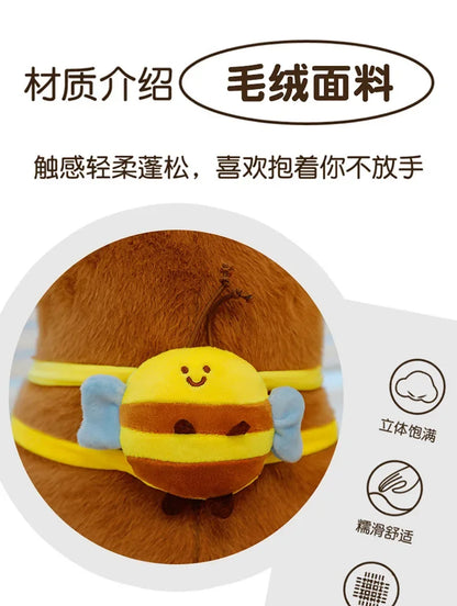 50cm Capybara Plush Simulation Capibara Anime Fluffty Toy Cute Doll Stuffed Animals Soft Doll Plush  Children's Birthday Gifts