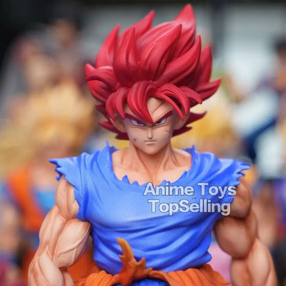 32cm/12.6in Anime Dragon Ball Z Figure Super Saiyan Goku Action Figures Pvc Statue Desktop Ornamen Collection Model Toys Gifts
