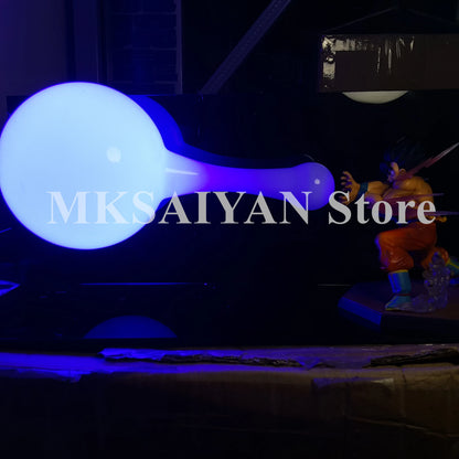 Anime Dragon Ball Z Son Goku Kamehameha Action Figure Magnetic Creative DIY LED Bulb Lamp PVC Model Collection Figurine