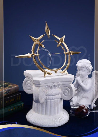 IN STOCK Sunday Cosplay Wig Game Honkai:Star Rail DokiDoki Men 48cm Layered Gradient Wig Sunday Wings Headwear Ear Clip Free Cap