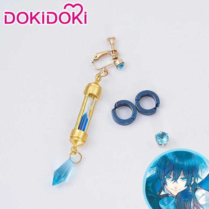 IN STOCK Vanitas Noe Archiviste Wig Anime The Case Study of Vanitas Cosplay Wig DokiDoki Vanitas no Karte Black Hair Earrings