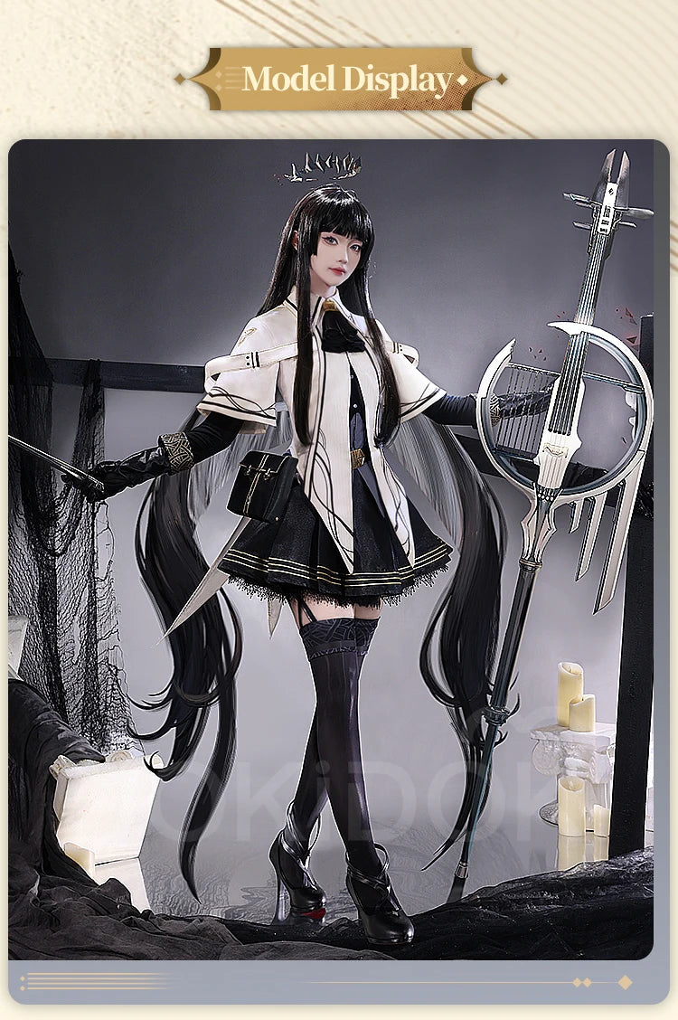 IN STOCK Arturia Virtuosa Cosplay Costume Game Arknights Cosplay DokiDoki-SR Virtuosa Cosplay Arturia Giallo Women Costume