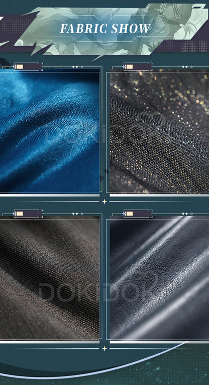 【Ready for Ship】 Anaxa Cosplay Costume Game Honkai: Star Rail DokiDoki-SR HSR Men Costume Anaxa Cosplay Wig Metal Accessory