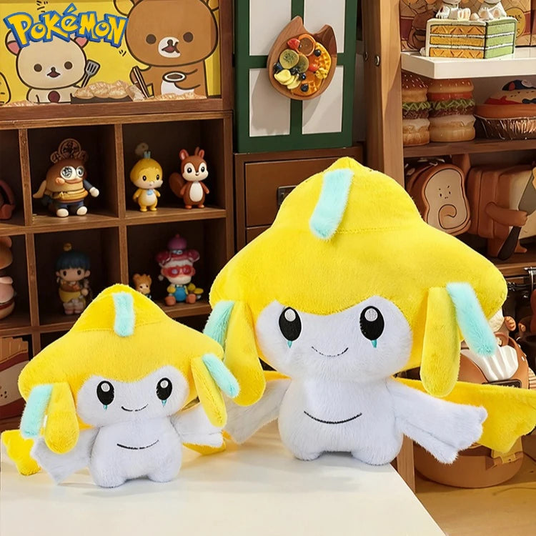 30-75CM Big Size Pokémon Jirachi Plushies Cartoon Anime Peluche Comfortable Soft Doll Kawaii Ornament Children's Toy Gifts