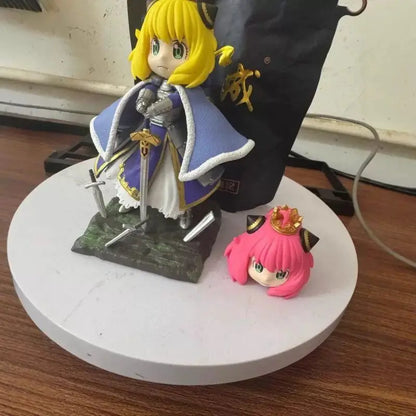 Hot Anime Spy Family Anya Forger Cos Mermaid Ania Hatake Kakashi Figures Cartoon Model Doll Desktop Decoration Statue Kids Toy