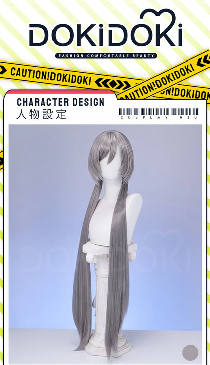 IN STOCK Judyy Hoppss Wig Movie DokiDoki Women Long 90cm Grey Twintails Hair Rabbit Judyy Hoppss Chirstmas Cosplay Free Cap Wig