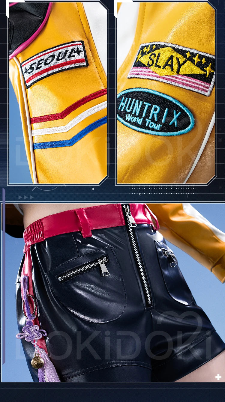 【Last Batch】IN STOCK Rumii Zoeyy Miraa Cosplay Costume【XS-3XL】DokiDoki-R Women Yellow Suit Rumii Miraa Costume Plus Size