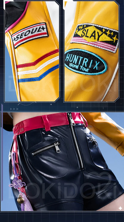 【Last Batch】IN STOCK Rumii Zoeyy Miraa Cosplay Costume【XS-3XL】DokiDoki-R Women Yellow Suit Rumii Miraa Costume Plus Size