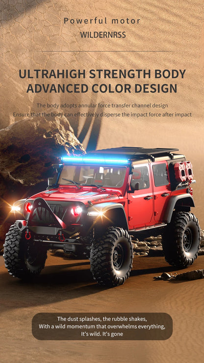 1/10 RC Car HB RTR R1011 Remote Control Vehicle 2.4G Full Proportional Rock Crawler LED Light 4WD Off-Road Climbing Truck Toys