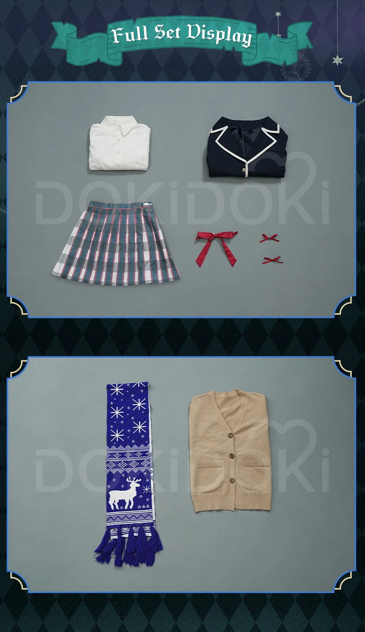 IN STOCK Yukinoshita Yukino Cosplay Costume My Teen Romantic Comedy SNAFU TOO! DokiDoki-SR Women School Uniform Yukino Scarf