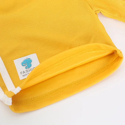 Baby Boys Girls Shorts Kids Toddler 1 to 2 3 4 5 6 7 8 9 10 11 Years Cute Polyester Yellow Children Shorts Korean Summer Clothes