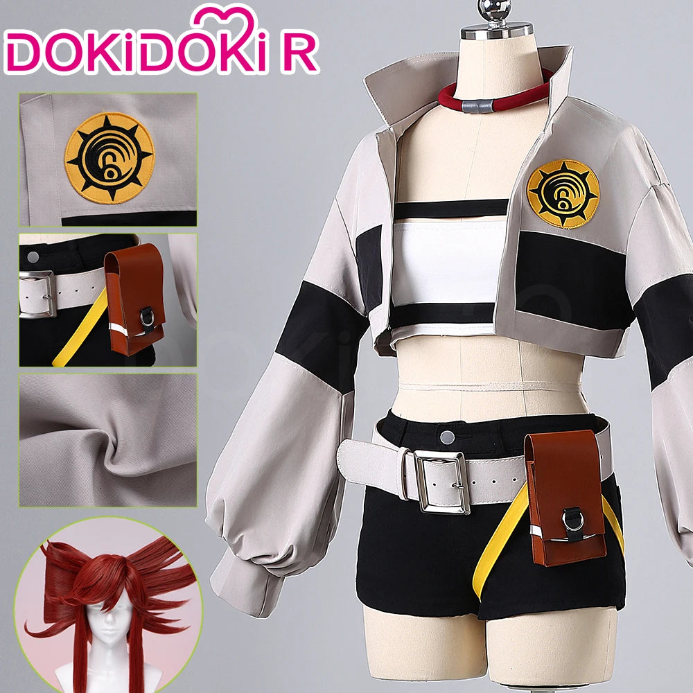 Riyo Rudo Cosplay Anime Gachiakuta【XS-3XL】DokiDoki-R Women Men Costume Rudo Surebrec Li Glaze Riyo Cosplay Wig Plus Size