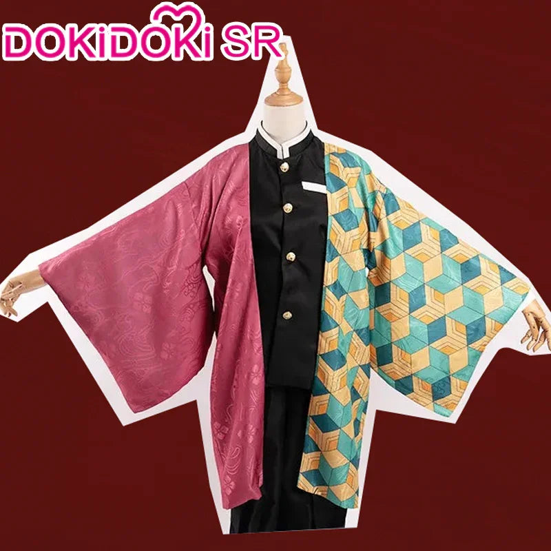 Tomiokaa Giyuu Cosplay Costume Anime Dokidoki-SR Men Costume Kimono Uniform Giyuu Haori Cosplay