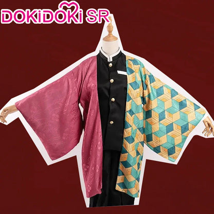 Tomiokaa Giyuu Cosplay Costume Anime Dokidoki-SR Men Costume Kimono Uniform Giyuu Haori Cosplay