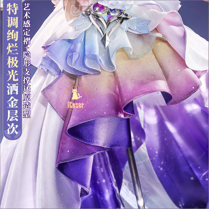 Honkai Star Rail Cyrene Cosplay Costume Wig Dress Headwear New Skin Outfit Elysia Amphoreus Halloween Party for Women Girls Prop