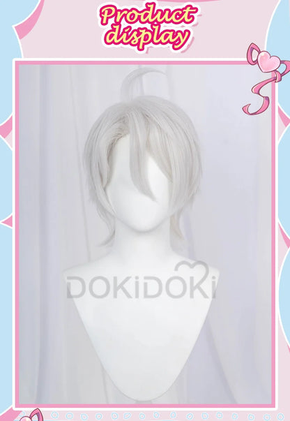 IN STOCK Vanitas Noe Archiviste Wig Anime The Case Study of Vanitas Cosplay Wig DokiDoki Vanitas no Karte Black Hair Earrings
