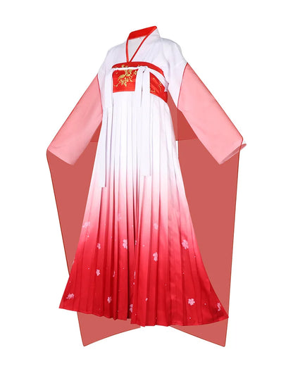 Anime The Apothecary Diaries Maomao Cosplay Costume Red Dress Kusuriya No Hitorigoto Season 2 Halloween Party for Women Girls