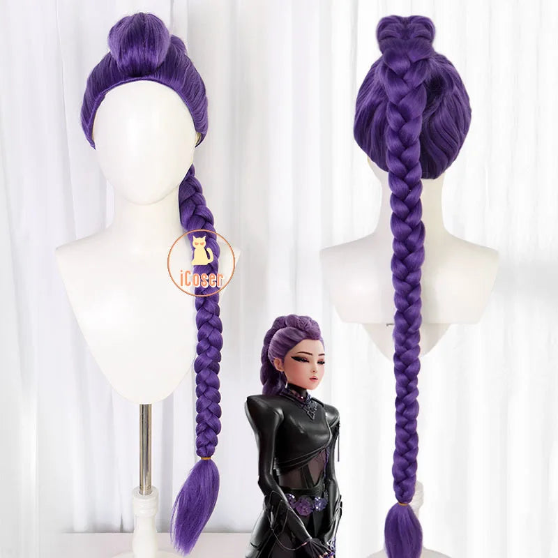 KPop Demon Hunters Rumi Cosplay Costume Black Leather Combat Uniform Necklace Gothic Punk Huntrix Halloween Women Girls iCoser