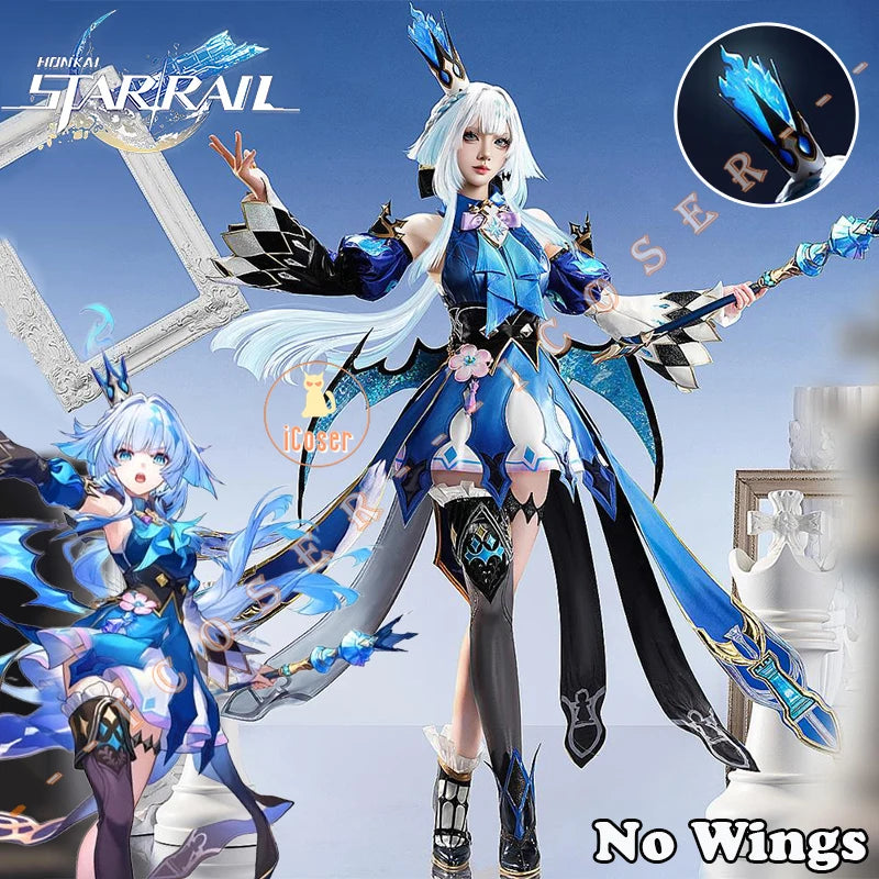 Honkai Star Rail Cerydra Cosplay Costume Wig Dress Uniform Headwear Game Outfit Halloween Party for Women Girls Role Play Props