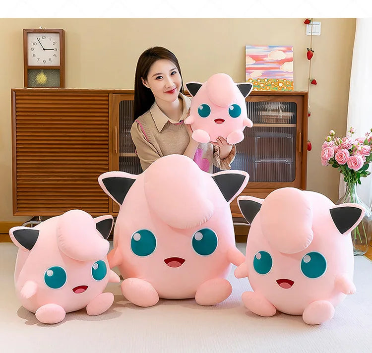 30/40/50CM Big Size Pokemon Jigglypuff Plush Kawaii Cartoon Anime Plushies Pillow Soft Doll Stuffed Plushies Children's Gifts