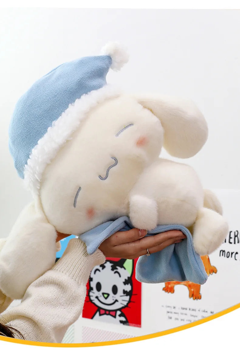 50CM Sanrio Sleeping Cartoon Anime Cinnamoroll Plushies Stuffed Animal Home Decoration Peluche Sleeping Pillow Holiday Gifts