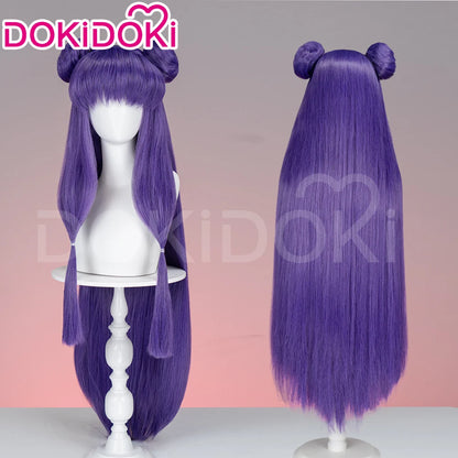IN STOCK Shampoo Wig Anime Ranma 1/2  DokiDoki Cosplay Wig Cute Women Purple Long Hair Heat Resistant Synthetic Wig Halloween