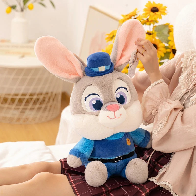 Cartoon Zootopia Judy Plush Toy Soft Stuffed Anime Animal Doll Nick Doll Ornaments Children Sleeping Pillow Cushion Couple Gifts