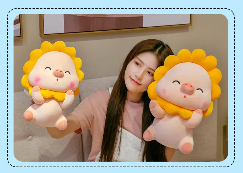 40-70cm Cute Pig Plush Toys Soft Stuffed Animal Pillow Kawaii Plushies Home Decoration Children Birthday Gift Doll for Kid Girl
