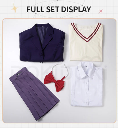 Shiratori Aira Cosplay Costume Anime Dandadan Cosplay DokiDoki-R Women DAN DA DAN Cute School Uniform JK Shiratori AiraChristmas